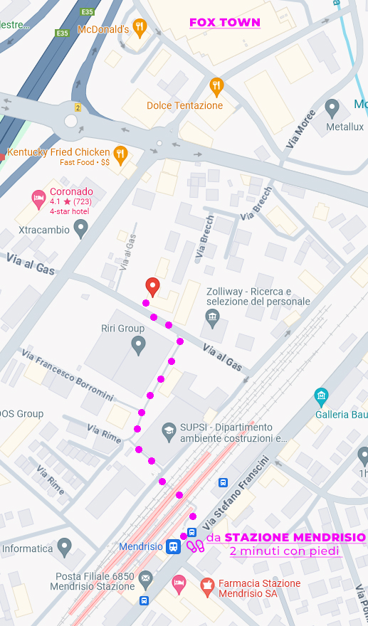 Counselling Mendrisio - Map